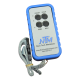MACH II Gutter Machine Remote, 4 Button Start/ Stop/ Forward/ Reverse for 12 Volt-DC