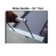Metal Panel Hemming Tool Wide Handle 24